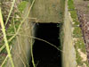 Flooded entrance.