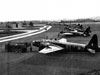 Wellingtons outside of a T2 hangar. It could almost be here.