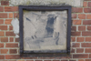 Now sealed up, the coal hole, to allow coal/coke to enter the store for the cooking and boiler.