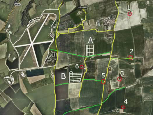 RAF Wroughton, Wiltshire, Robins hangars east side