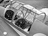Miles Master cockpit.