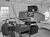 Link trainer and instructors.