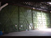 Hangar doors.