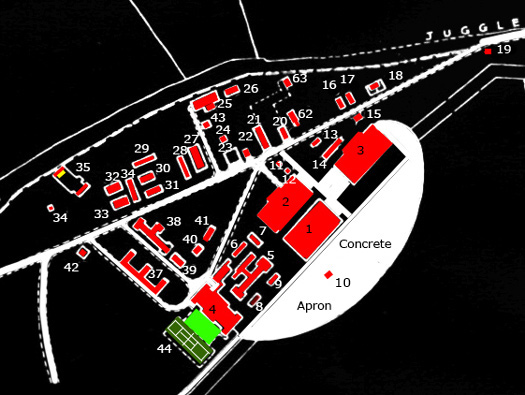 No.10 Elementary and Reserve Flying Training School — Site Building Schedule