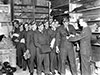 Aircrew fitting into their uniforms.