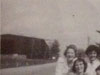 The Bellman hangars in the corner of a small photo.