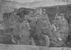 A group f WAAC drivers outside an MT shed.