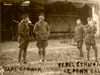 In the hangar is a Bristol, outside four RFC members, Capt. O Conner. Sergt. Bruenell and Lt. Penn Gaskel. The man with hands in pockets, so far unknown.