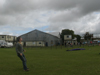 A picture from the parachute target circle.