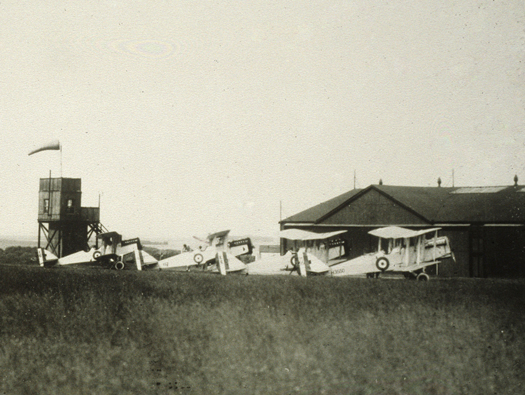 RFC/RAF Netheravon, Wiltshire. Hangars WW1