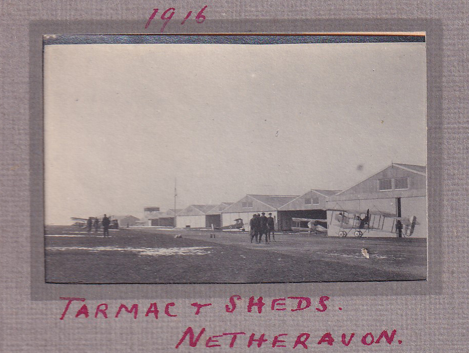 RFC/RAF Netheravon, Wiltshire. Hangars WW1