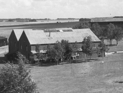 RFC/RAF Netheravon, Wiltshire. Hangars WW1
