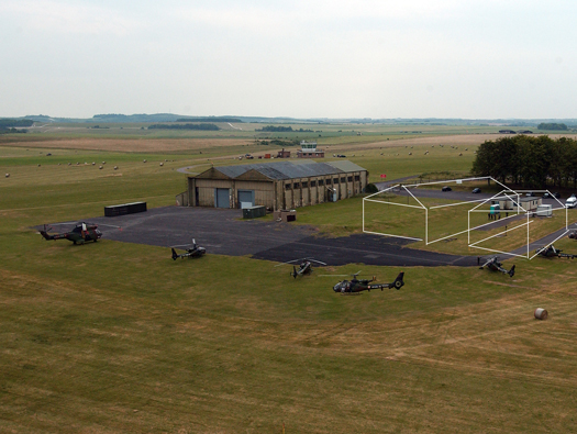 RFC/RAF Netheravon, Wiltshire. Hangars WW1