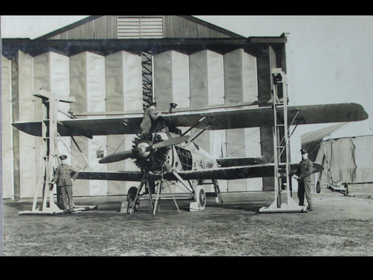 RFC/RAF Netheravon, Wiltshire. Hangars WW1