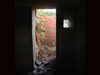 Looking out of the door.