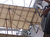 The work of a sail maker.