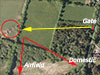 The sewage site in the valley.