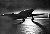 Hurricane on a perimeter track at night.