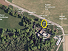Flight hut and latrines.