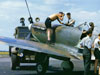 Spitfire servicing.