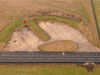 Fighter pens today at RAF Craughton with their earth berms removed.