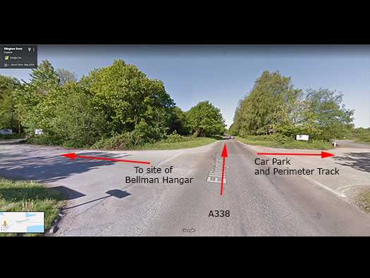 RAF Ibsley, Hampshire 
  
  Airfield Site