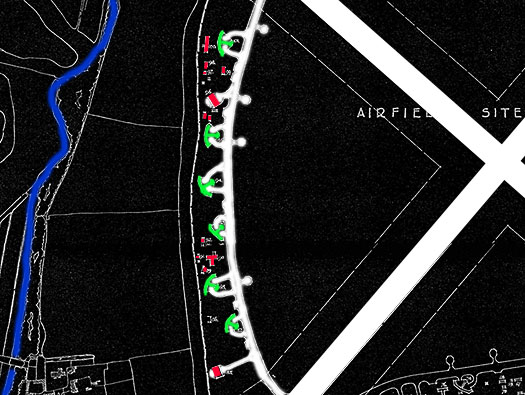RAF Ibsley, Hampshire 
  Airfield Site
