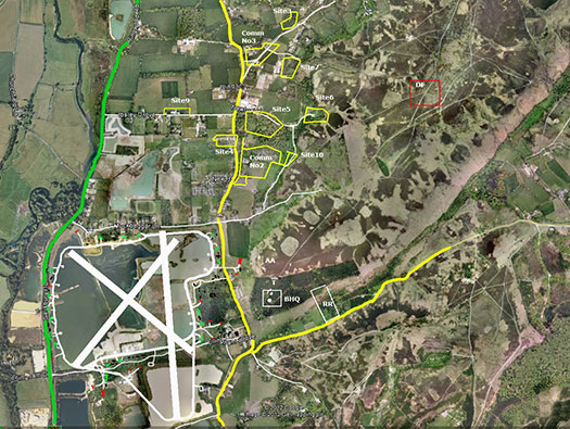 RAF Ibsley, Hampshire 
  Dispersed sites