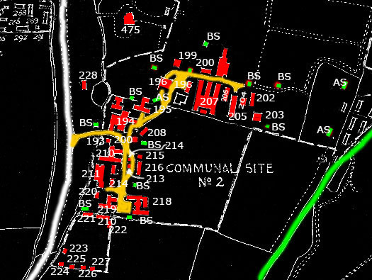RAF Ibsley, Hampshire 
  
  Dispersed sites