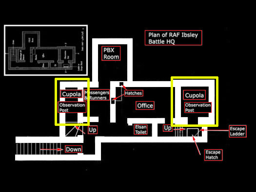 RAF Ibsley, Hampshire, 
  Battle Head Quarters