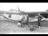 German glider and pilots.