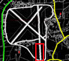 Extended runway layout.