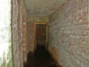 Passage way to office on the far left and the Elsan toilet door in front.