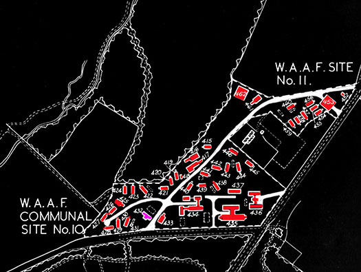 RAF Holmsley South Domestic sites