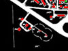Plan of the Control Tower area with R to L.
    53 - Night Flying Store(n) 12411/41..
    54 - Watch Office 
    (T.B.) 12779/41.
    55 - Fire Tender Shed(T.B.) 12410/41.
    56 - Floodlight & Trailer Shed(N) 12411/41.
    
    57-8 -Pyro Stores(N) 5488/42.
    59 - Sleeve Streamer Mast.
    60 - Compass Platform.