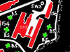 Plan 155 - Sergeants Mess - (for 550) - TB & N - 
  12878/41. 
  Five blast shelters.