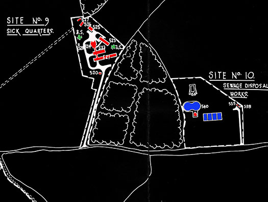 RAF Tarrant Rushton, Dispersed Sites