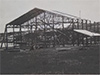 'F' Shed under construction.