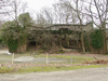 Cannon test butt at RAF Hurn with a roof over it.