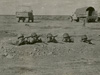 Five Yanks in a trench.