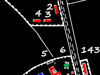 Just off the main plan is:
    2 - 
  Guard room. Tailor & Shoemakers Shop.
  3 & 4 Clothing stores.