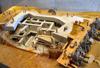 A picture of an L479 bunker model showing all the rooms and levels.
