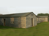 Some RAF wooden huts very like the ones that could have been here.