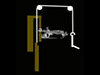 The plate at the front could be drawn up over the gun to protect it from direct fire.