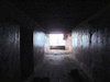 looking from the rear door to the embrasure at the front.