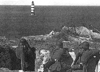 Soldiers on exorcise defending the fort looking towards the light house.