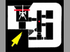 Plan an R505 casemate. The small room is for ammunition, the large room is for crew and the long thin room is the gas lock corridor with a periscope.