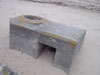 An entrance and ammunition storage area and then a squeeze up into the Tobruk its self.