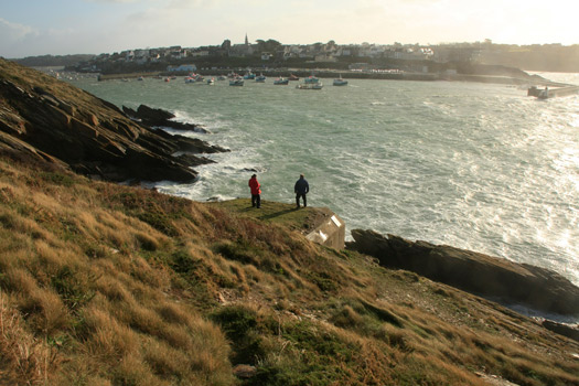 Overlooking Le Conquet Harbour