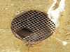 200mm air vents on the outside back wall of the bunker.